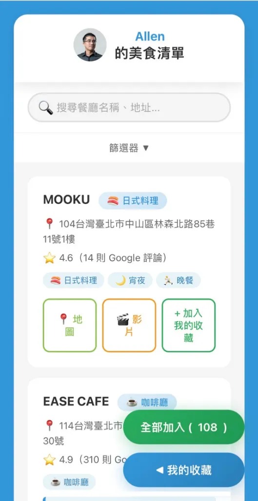 個人完整清單